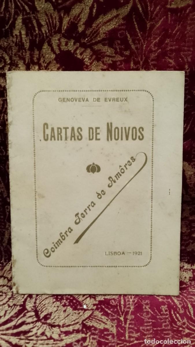 Libros de segunda mano: Cartas de Noivos 1921 Genoveva de Evreux - Coimbra Terra de Amores
