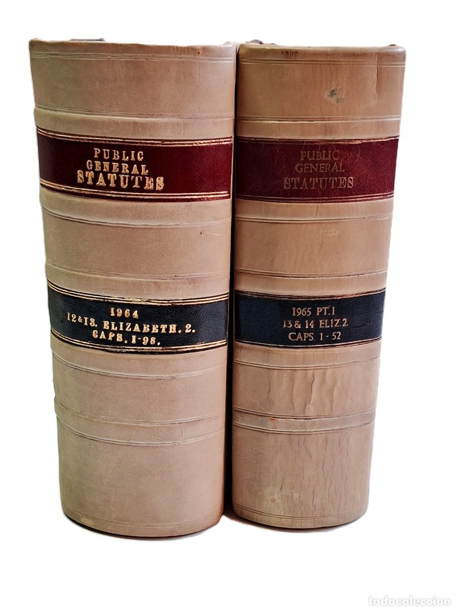 Libri di seconda mano: LIBROS ANTIGUOS LEYES BRITANICAS PUBLIC GENERAL STATUTES 1964-1965 (REINA ISABEL II)