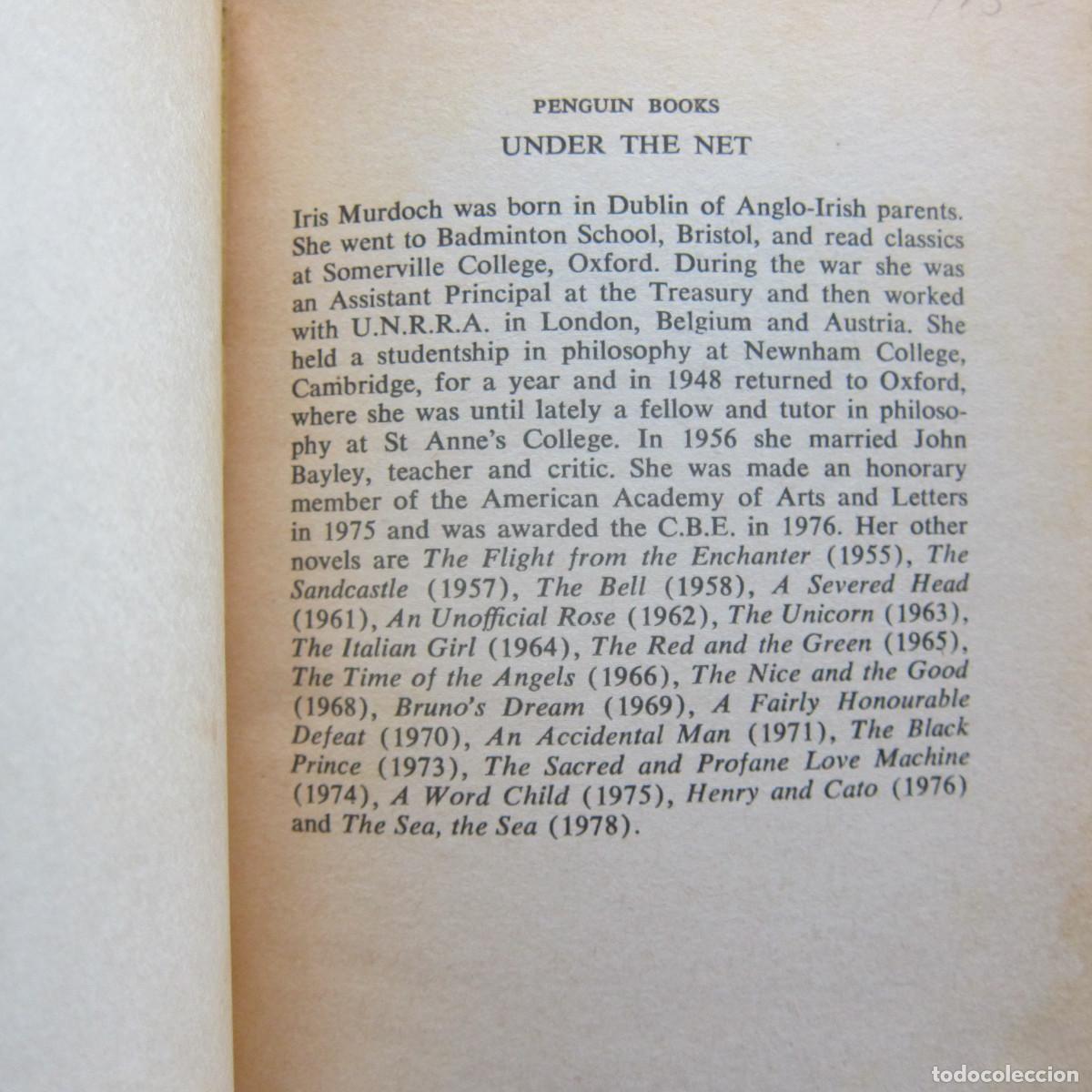 Libros de segunda mano: UNDER THE NET - IRISH MURDOCH (PENGUIN) IDIOMAS - Foto 9