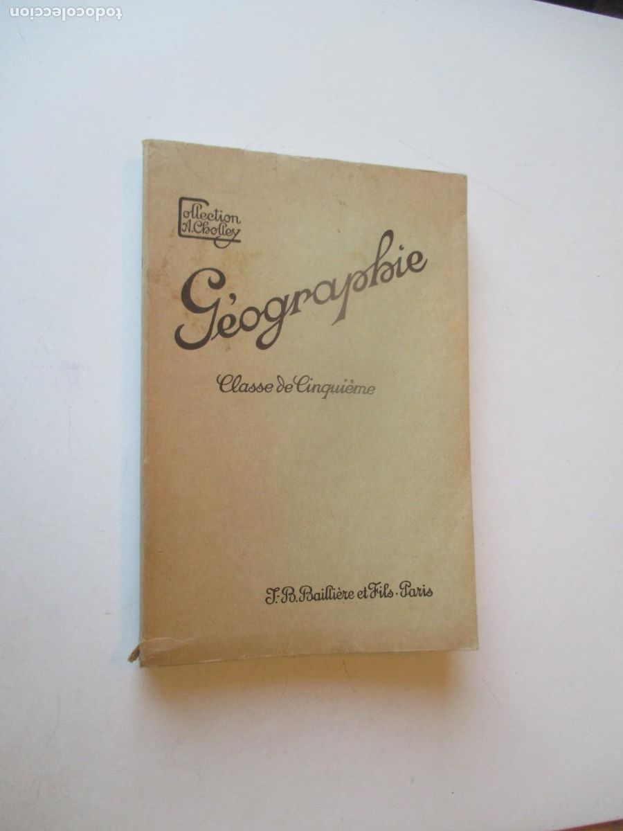 Libros de segunda mano: GEOGRAPHIE Clase de Cinqui&eacute;me (franc&eacute;s) W40779