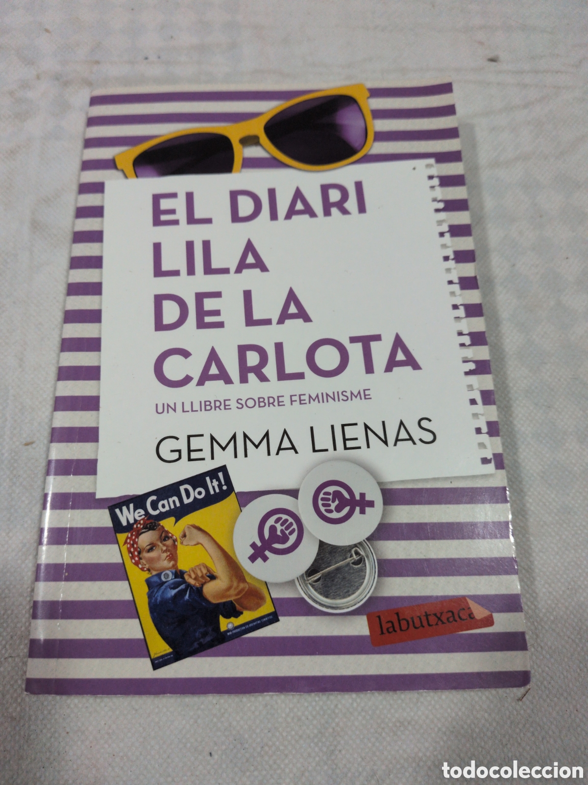 Gebrauchte B&uuml;cher: El diari lila de la carlota. Un llibre sobre femenisme - Gemma Lienas. Empuries.