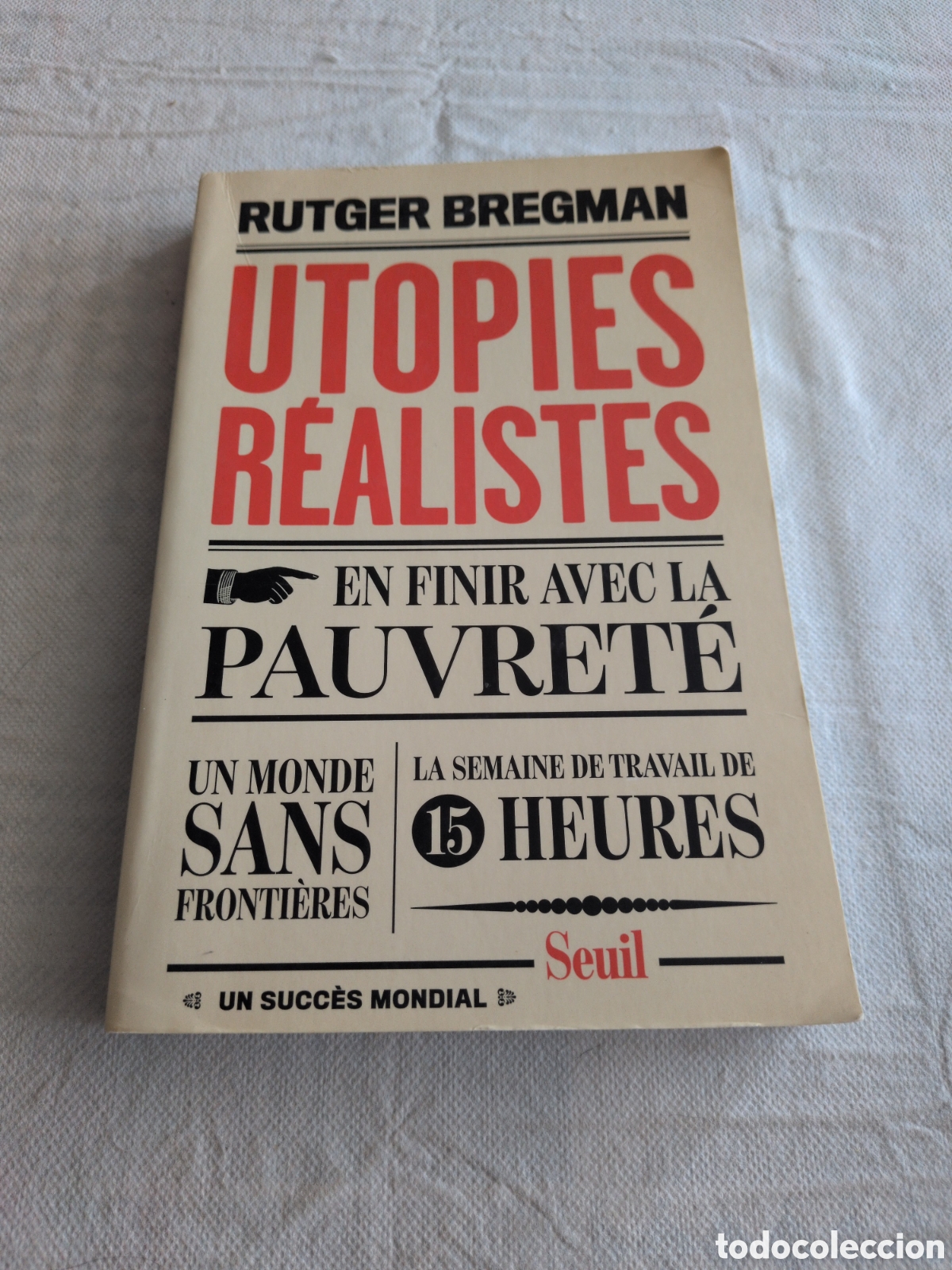 Libri di seconda mano: Utopies r&eacute;alistes - Rutger Bregman. Ed.Seuil. 2017