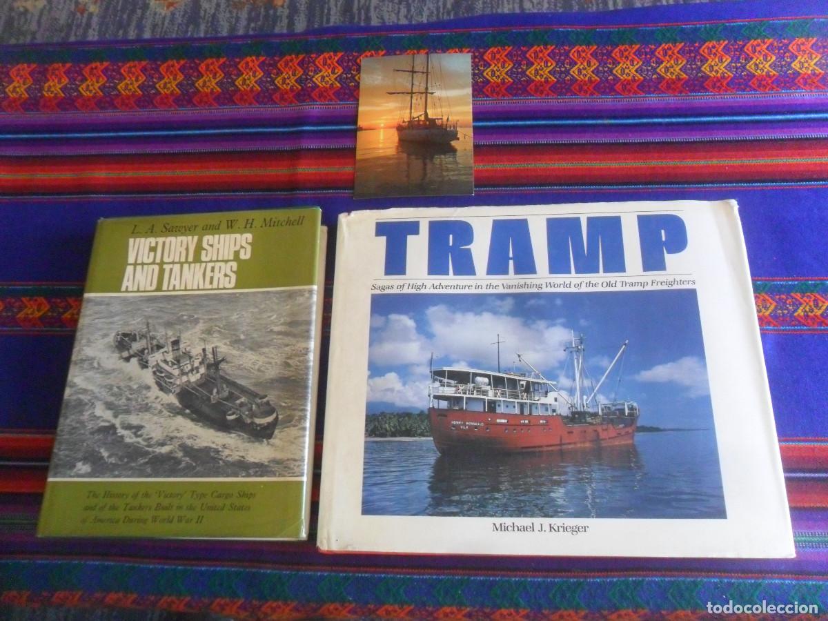 Libros de segunda mano: VICTORY SHIPS AND TANKERS, L.A. SAWYER & TRAMP SAGAS OF HIGH ADVENTURE IN THE WORLD THE FREIGHTERS.