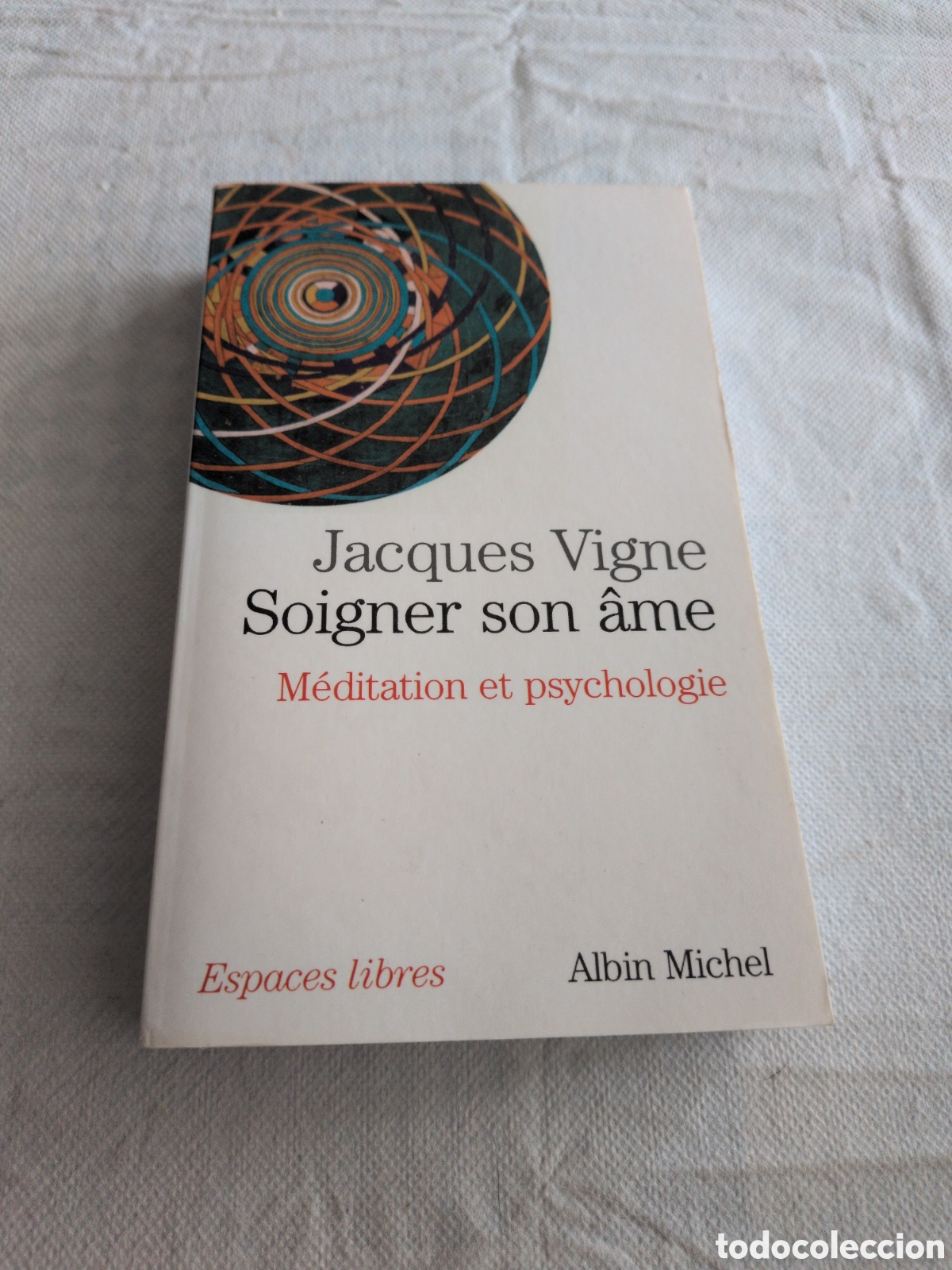 Libri di seconda mano: &rdquo;Soigner son &acirc;me: M&eacute;ditation et psychologie&rdquo; del Dr. Jacques Vigne, editorial Albin Michel.