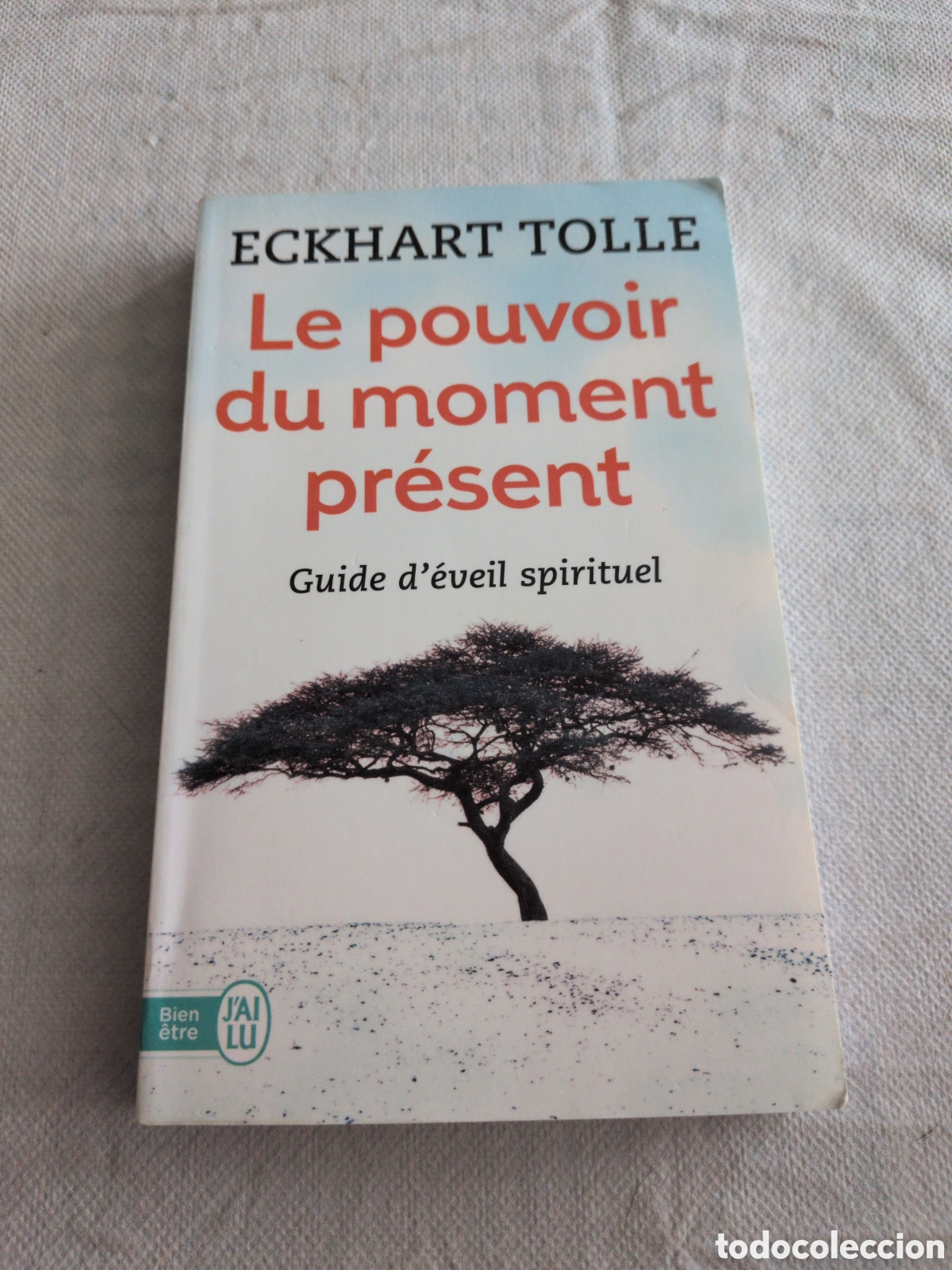 Second hand books: &rdquo;Le pouvoir du moment pr&eacute;sent&rdquo; (El poder del ahora) escrito por Eckhart Tolle. editorial J'ai lu.
