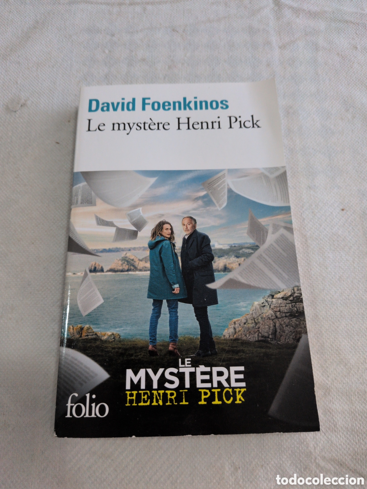 Libri di seconda mano: &rdquo;Le myst&egrave;re Henri Pick&rdquo; escrita por David Foenkinos, publicada bajo el sello Folio.