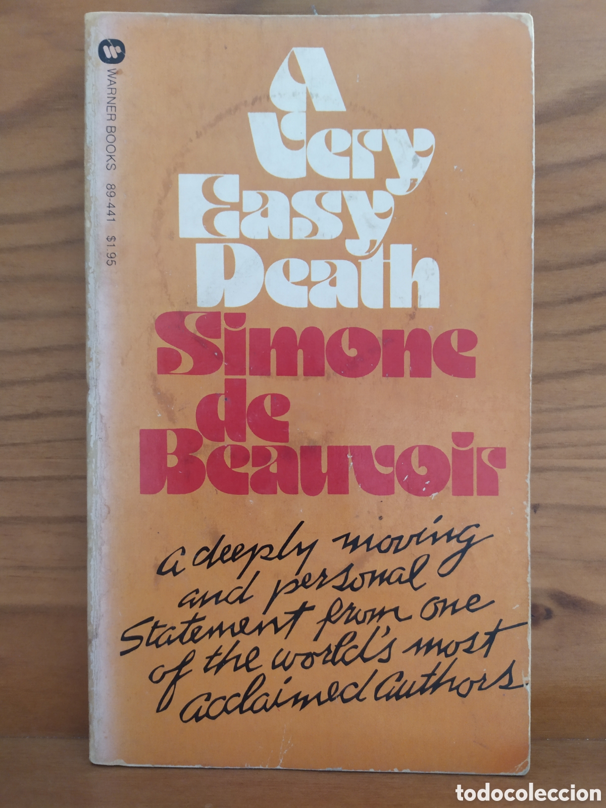 Livres d'occasion: English Edition: A very easy death, Simone de Beauvoir