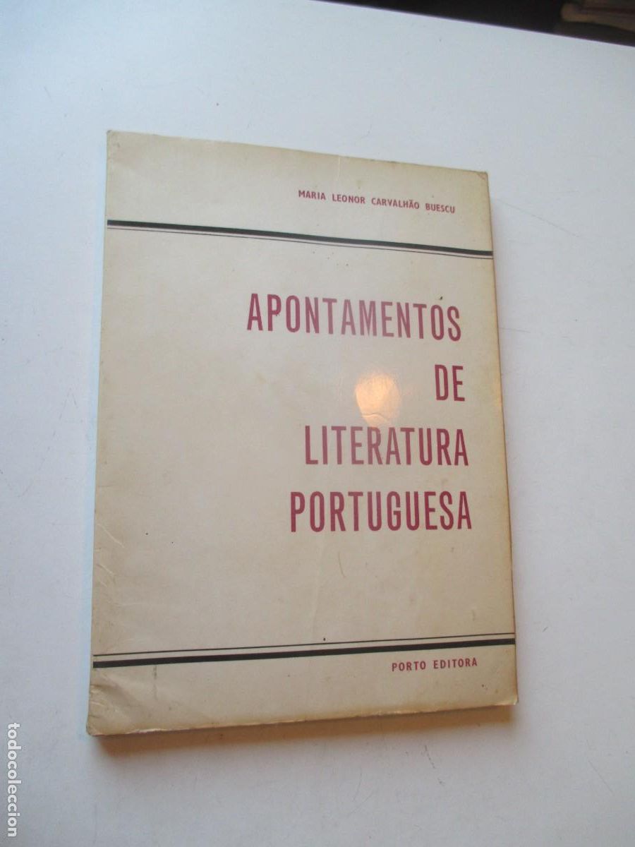 Libros de segunda mano: MAR&Iacute;A LEONOR CARVALHAO BUESCU Apontamentos de literatura portuguesa (portugu&eacute;s) W40857