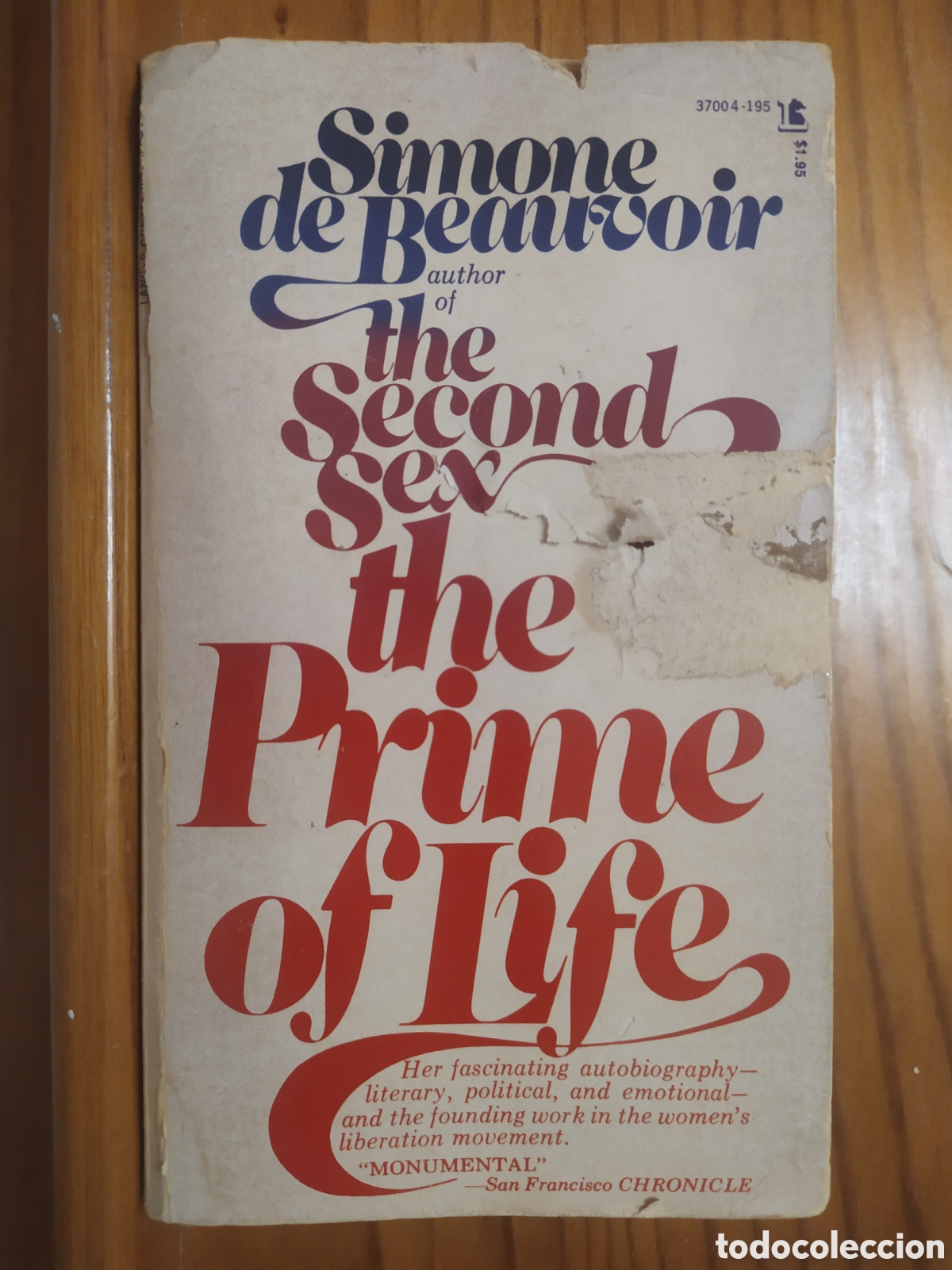 Libros de segunda mano: English Edition: The Prime of Life by Simone de Beauvoir - Lancer Books, New York 1960. Libro con ro