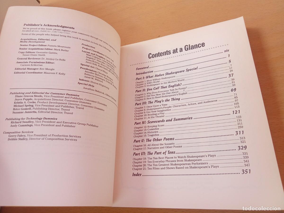 Libros de segunda mano: SHAKESPEARE FOR DUMMIES / VVAA / KARA 23 - Foto 12