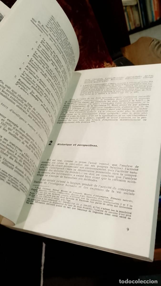 Libros de segunda mano: L&acute;analyse de contenu des documents et des communications - Roger Mucchielli - Foto 5