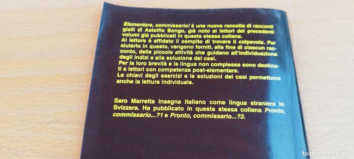 Libros de segunda mano: ELEMENTARE COMMISARIO / SARO MARRETTA / KARA 31 / BONACCI - Foto 5