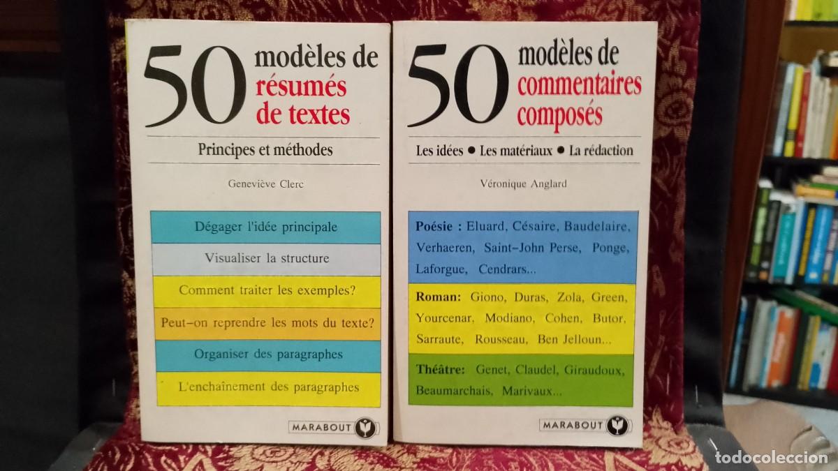 Libros de segunda mano: 50 Mod&eacute;les de r&eacute;sum&eacute;s de textes / Commentaires compos&eacute;s