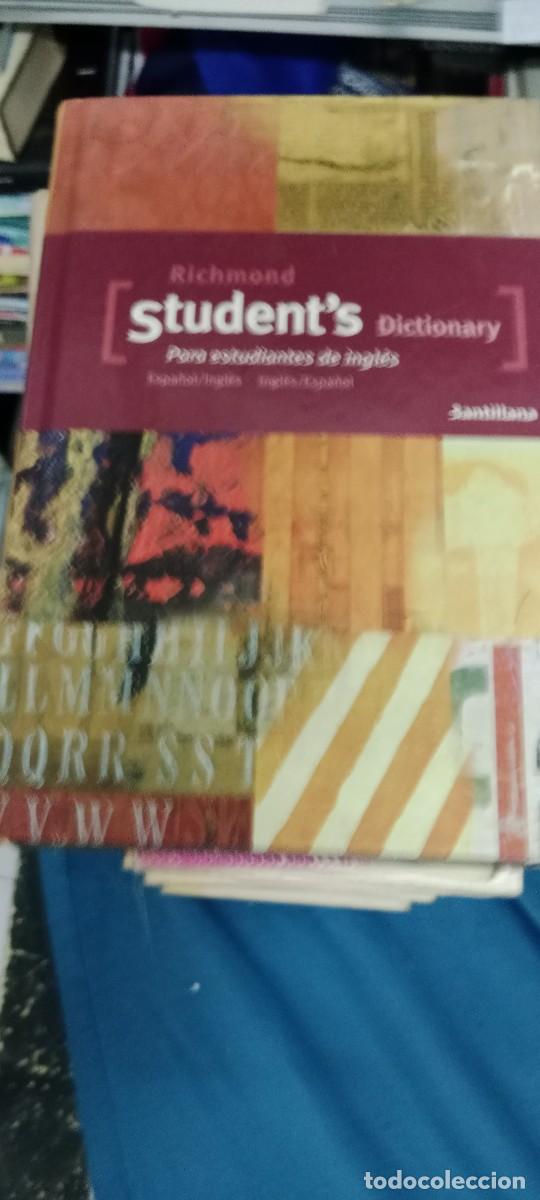 Libros de segunda mano: Richmond student's dictionary espa&ntilde;ol-ingl&eacute;s, ingl&eacute;s-espa&ntilde;ol: para estudiantes de ingl&eacute;s LIBRO M-JYE