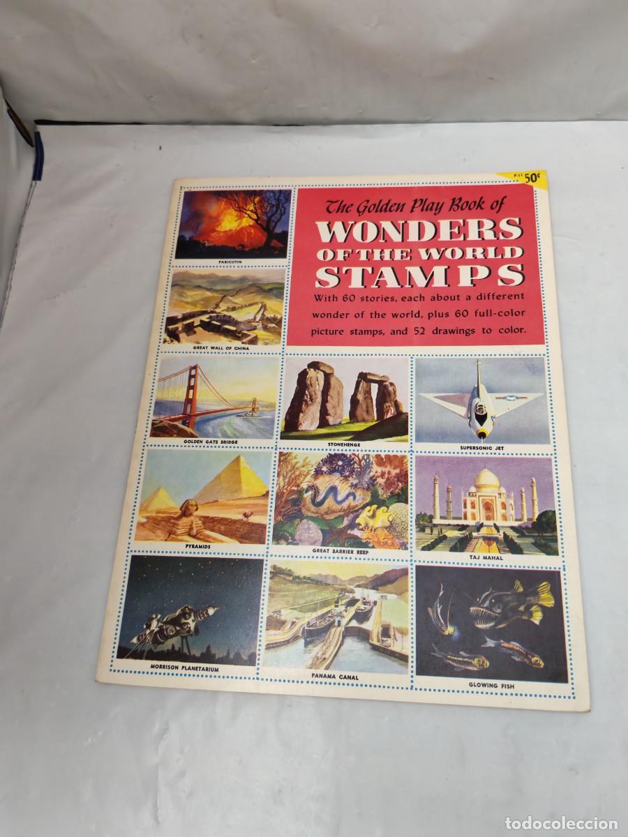 Second hand books: Wonders of the World Stamps (Books in The Golden Play Series. Completo, con los cromos sin pegar)
