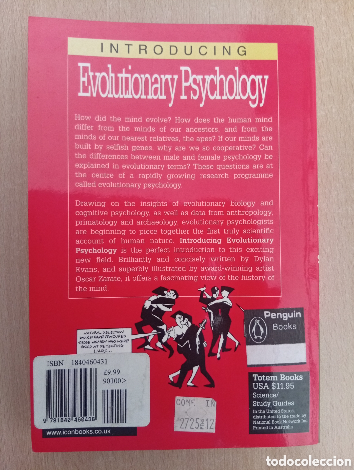 Libros de segunda mano: INTRODUCING EVOLUTIONARY PSYCHOLOGY. Dylan Evans/&Oacute;scar Zarate - Foto 2