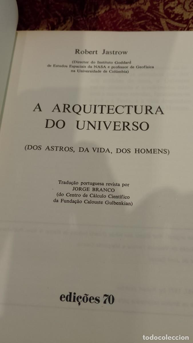 Libros de segunda mano: A Arquitectura do Universo - Robert Jastrow - Foto 3