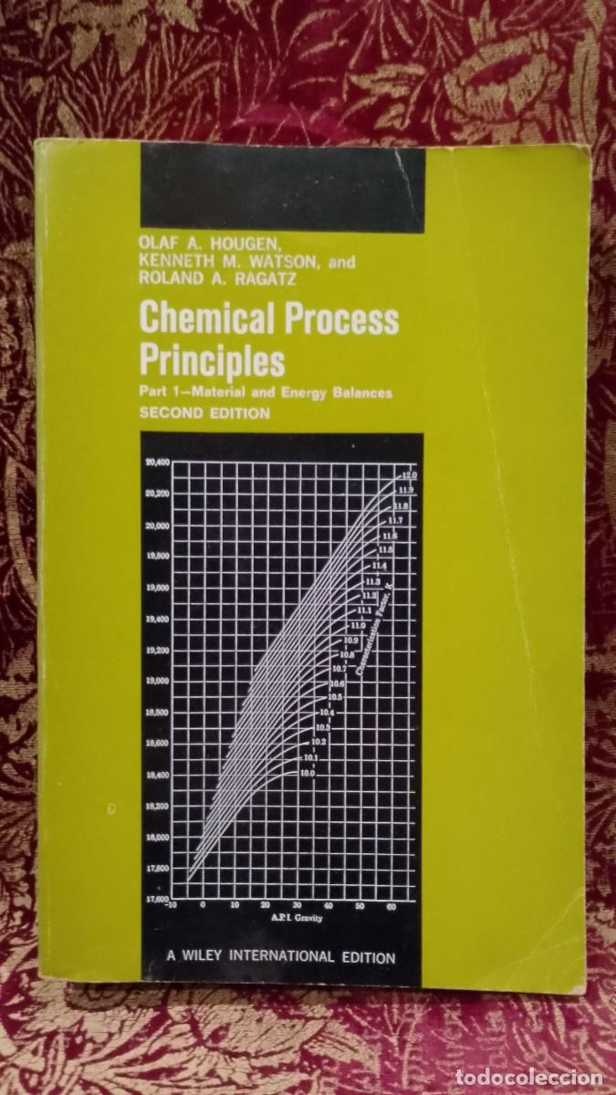 Libros de segunda mano: Chemical Process Principles - Olaf A. Hougen