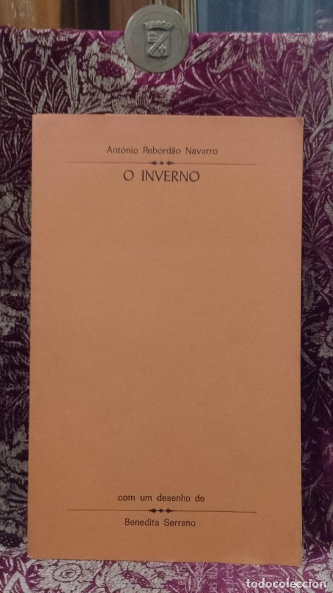 Libros de segunda mano: Ant&oacute;nio Rebord&atilde;o Navarro O Inverno - Desenho de Benedita Serrano