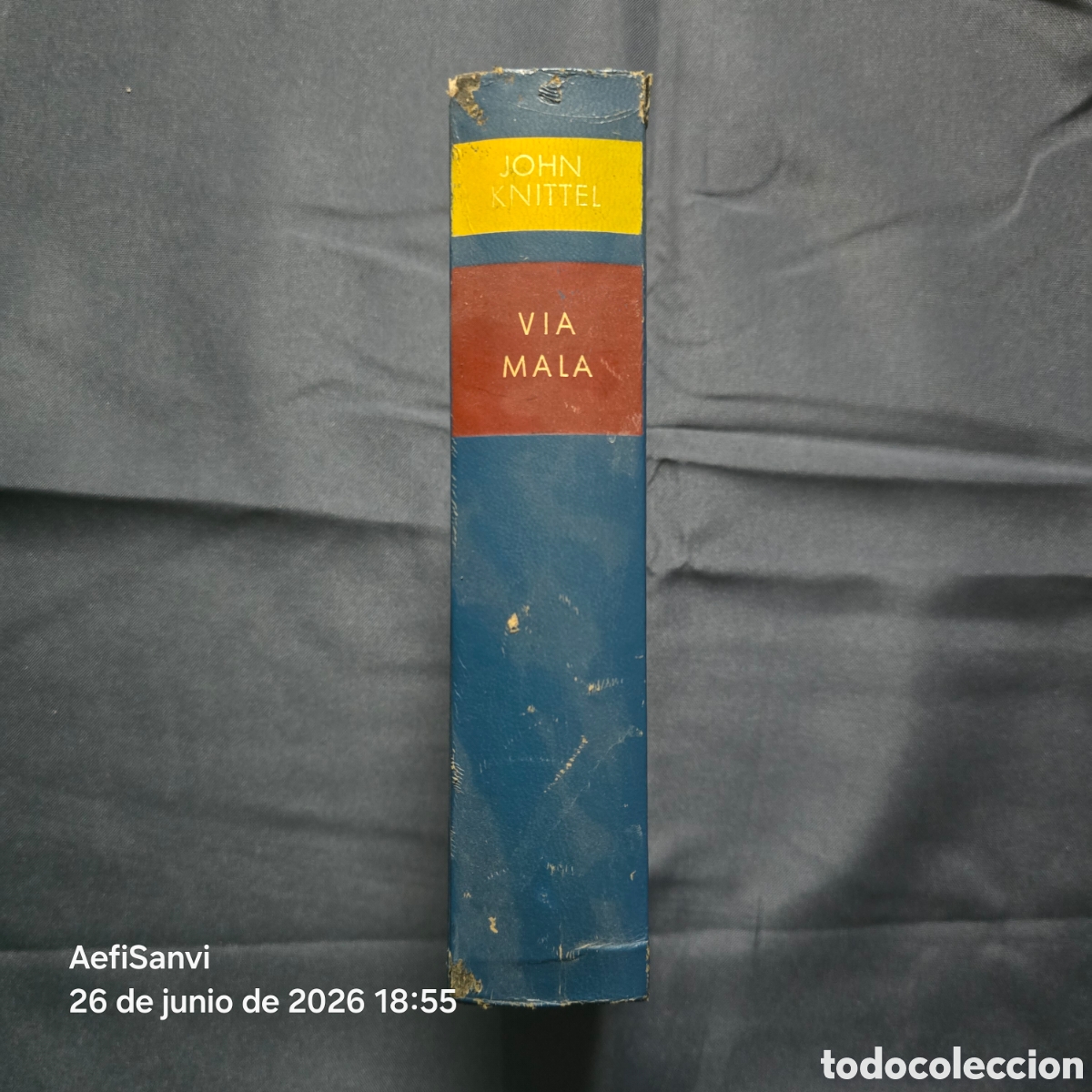 Libros de segunda mano: VIA MALA (JOHN KNITTEL) (ROMAN)