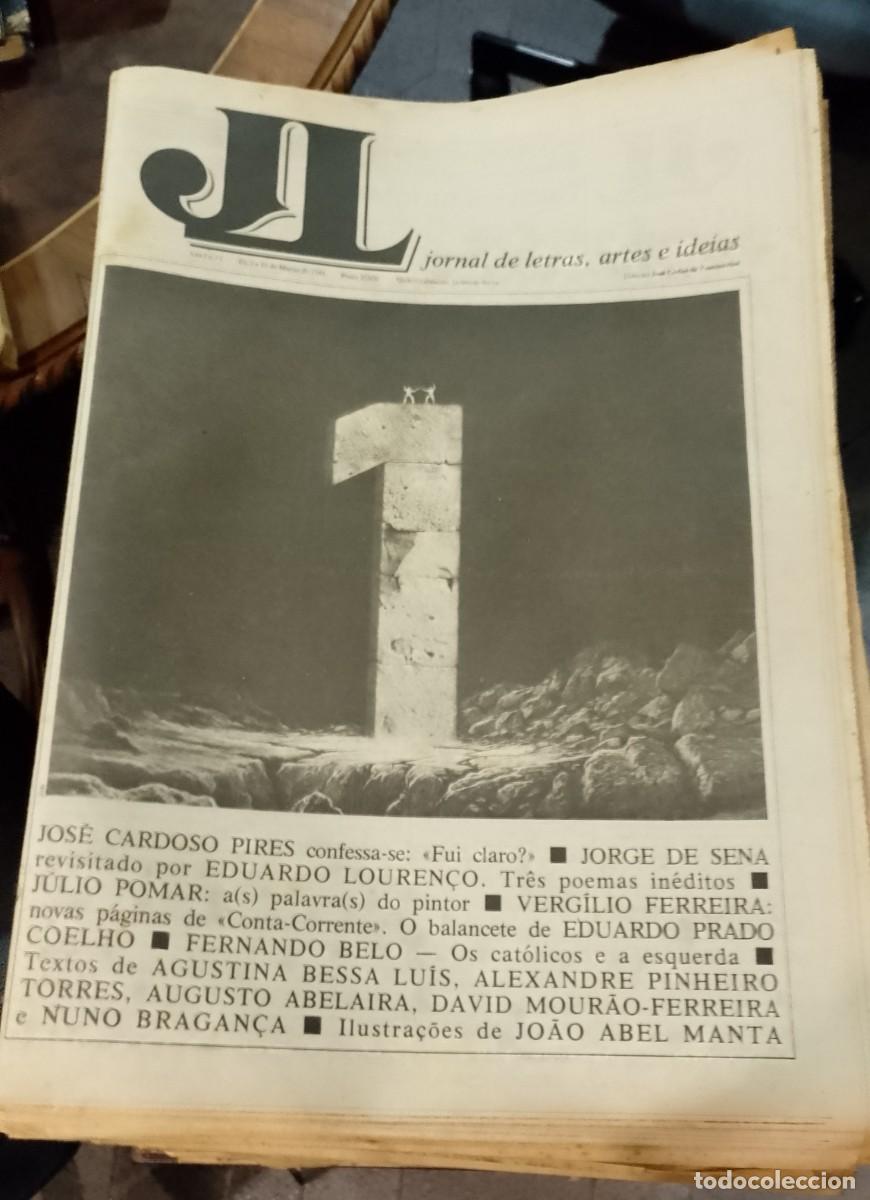 Libros de segunda mano: JL Jornal de Letras, Artes e Ideias 184 unidades, desde o n&ordm;1