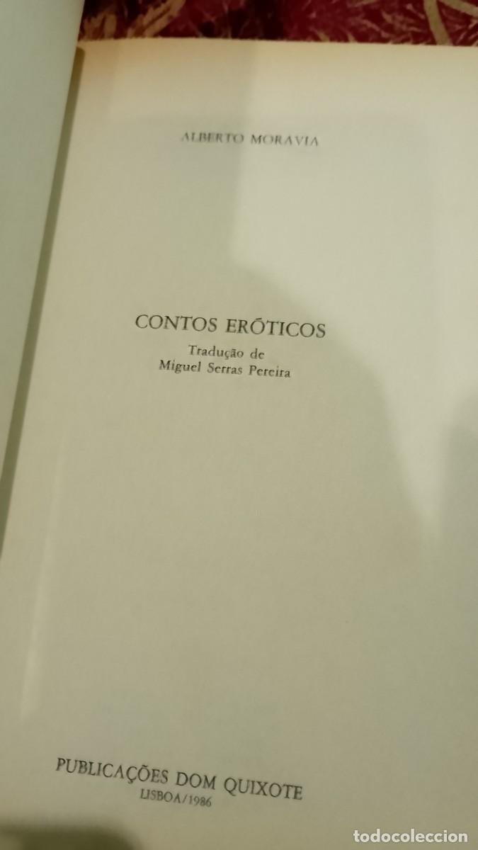 Libros de segunda mano: Contos Er&oacute;ticos - Alberto Moravia - Foto 5
