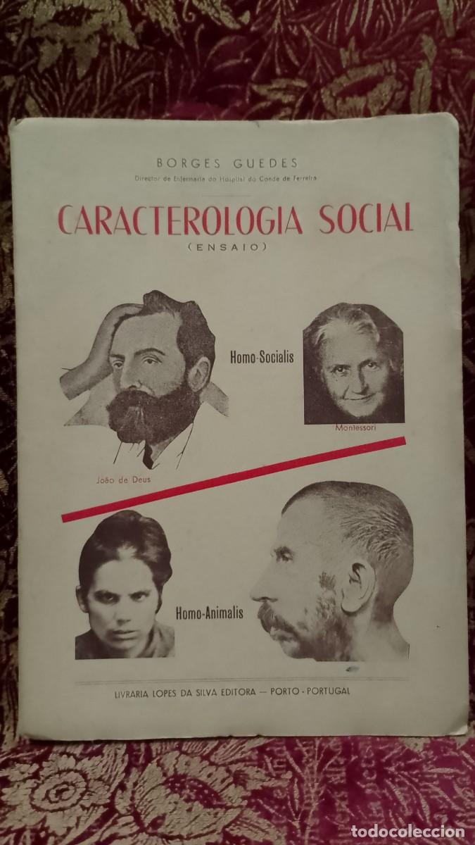 Libros de segunda mano: Caracterologia Social 1957 Borges Guedes
