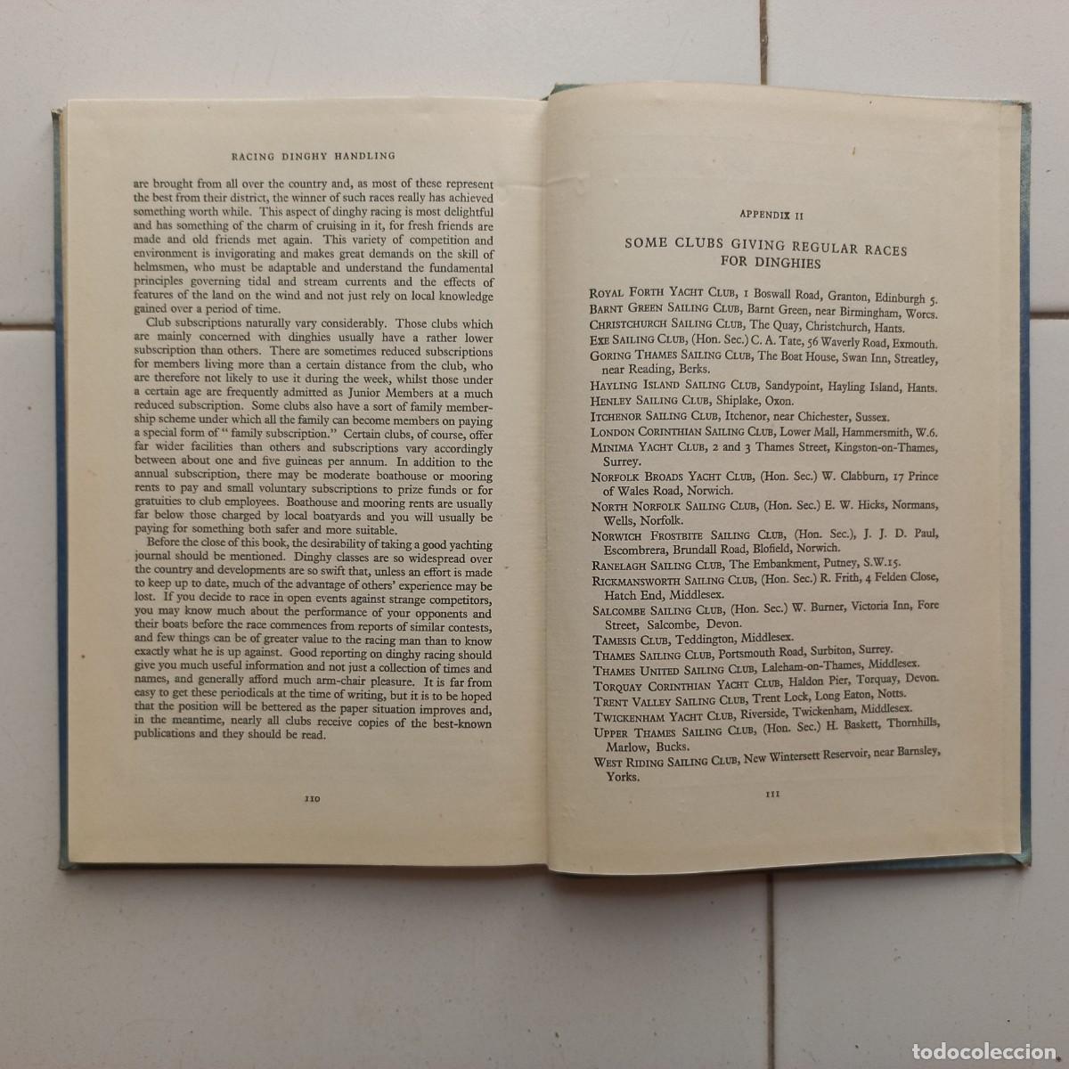 Libros de segunda mano: Racing dinghy handling. A complete guide. Proctor. Ingl&eacute;s - Foto 10