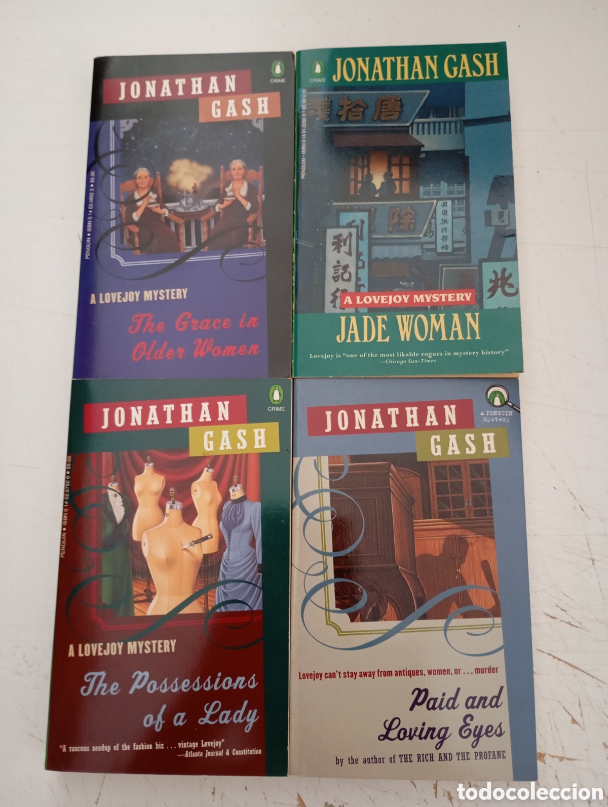 Livres d'occasion: THE POSSESIONS OF A LADY / PAID AND LOVING EYES / JADE WOMAN / THE GRACE IN OLDER - JONATHAN GASH