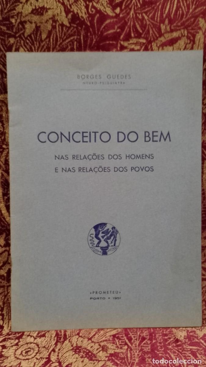 Libros de segunda mano: Conceito do Bem 1951 Borges Guedes - Foto 1