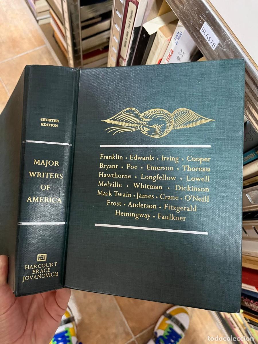Libros de segunda mano: BLAS7B &ndash; Major Writers of America (Shorter Edition) &ndash; Varios autores &ndash; Harcourt Brace Jovanovich