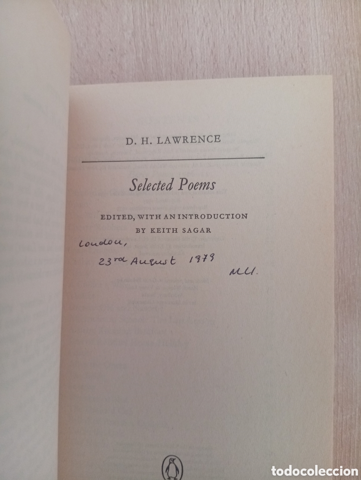 Libros de segunda mano: D.H. LAWRENCE. Selected Poems - Foto 8