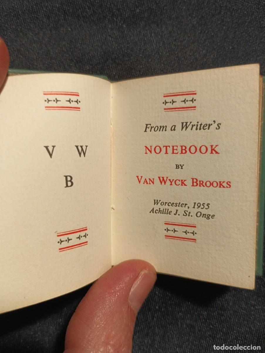 Libros de segunda mano: From a writers notebook. Brooks, Van Wyck. (1955) - Foto 3