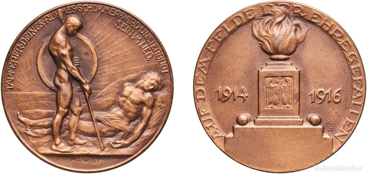 Libros de segunda mano: Medal - To the fallen soldiers in the war years of 1914-1916 1916