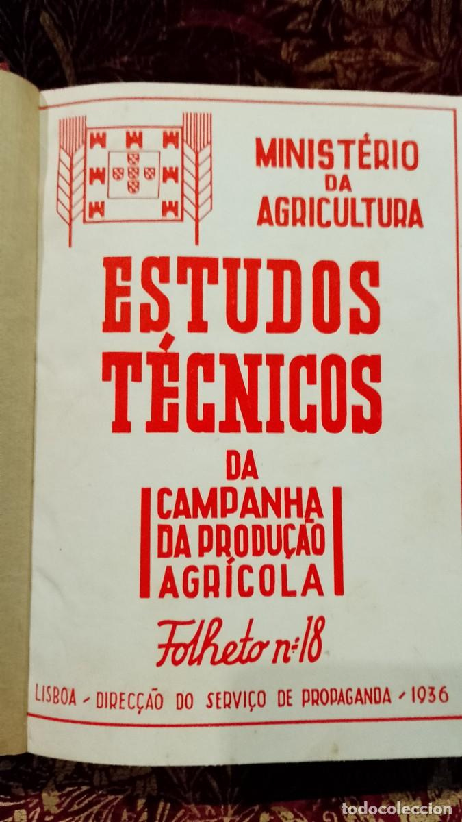 Livres d'occasion: Estudos T&eacute;cnicos da Campanha da Produ&ccedil;&atilde;o Agricola 1936