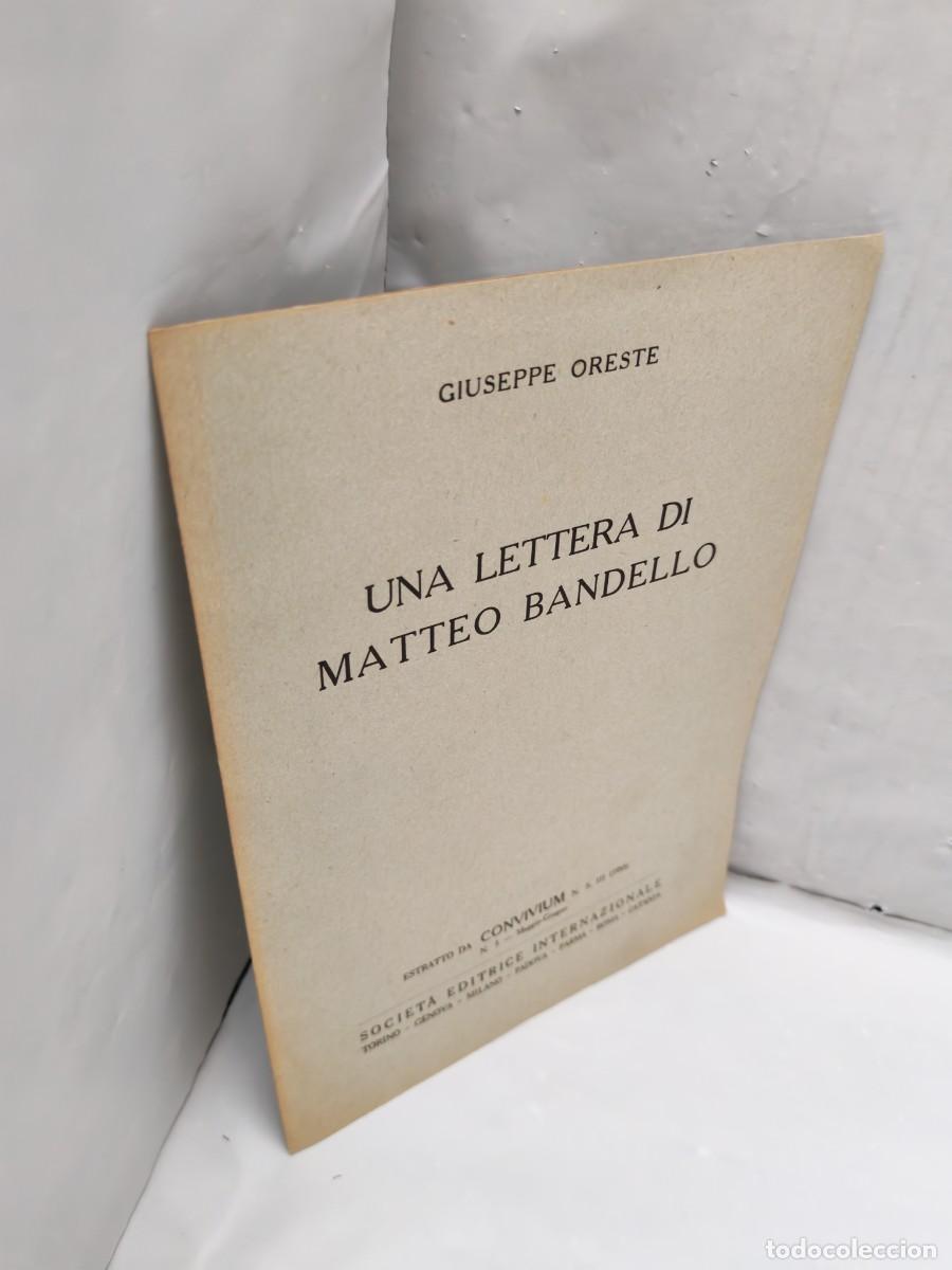 Livres d'occasion: Una Lettera di Matteo Bandello