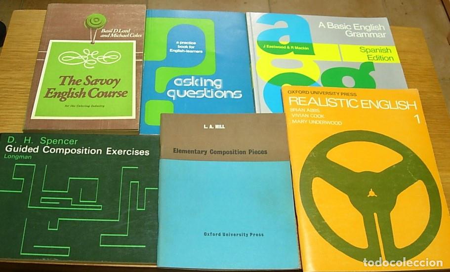 Libros de segunda mano: Lote de 6 Libros antiguos de Ingl&eacute;s Gram&aacute;tica Inglesa 1973-1989 Oxford University Press