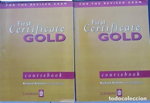 Libros de segunda mano: Gold First Certificate. 2 tomos