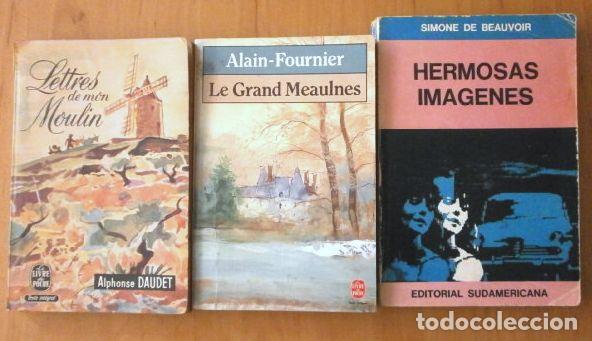 Libros de segunda mano: Literatura Francesa Lote 3 Libros - Lettres de mon moulin - LE GRAND MEAULNES - HERMOSAS IMAGENES