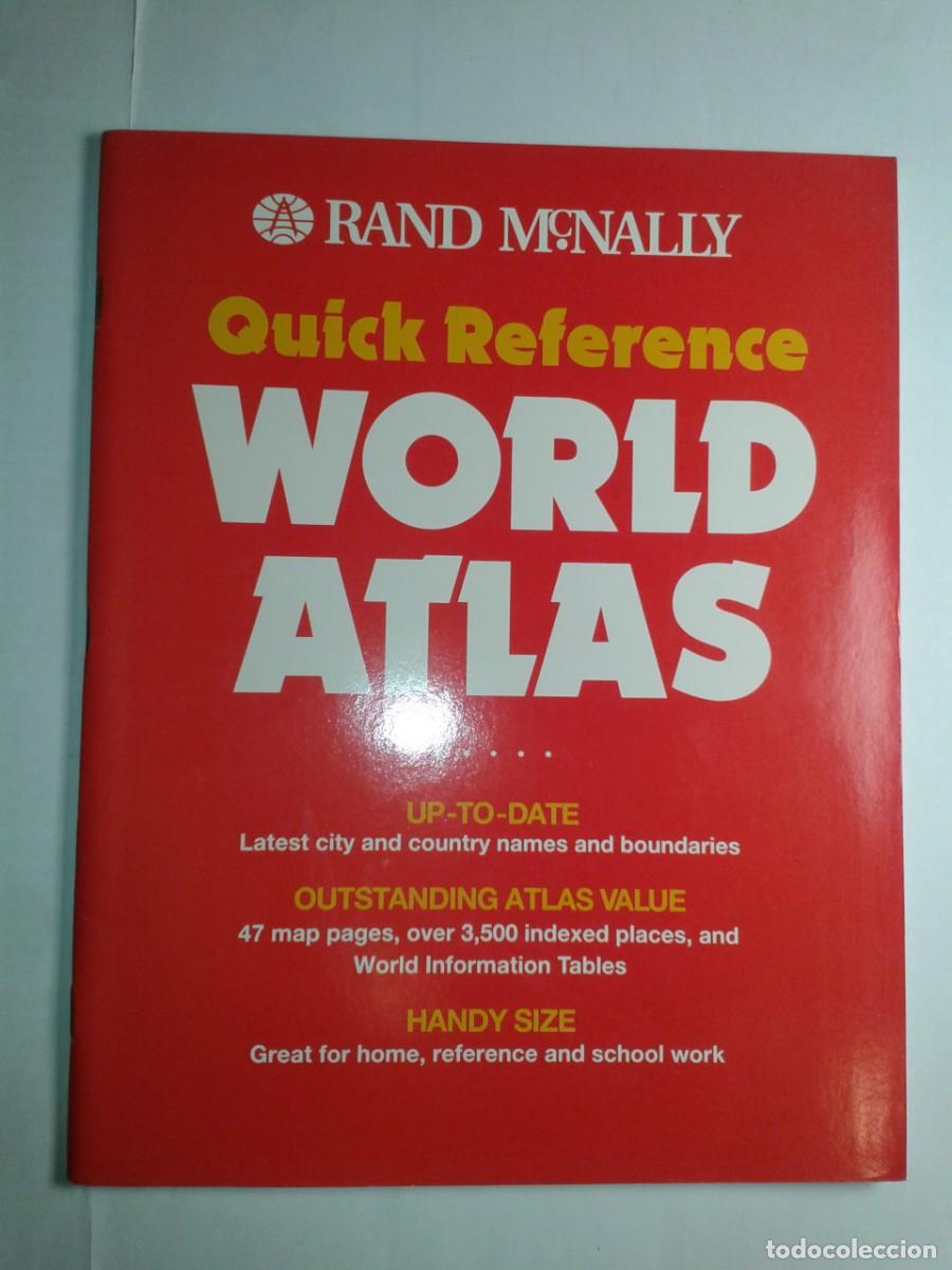 Libros de segunda mano: QUICK REFERENCE WORLD ATLAS 1993 RAND McNALLY - Foto 1