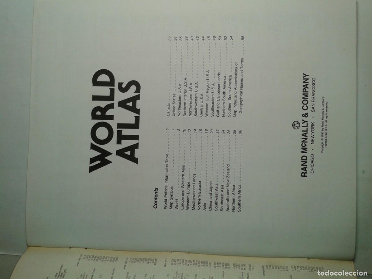 Libros de segunda mano: QUICK REFERENCE WORLD ATLAS 1993 RAND McNALLY - Foto 2
