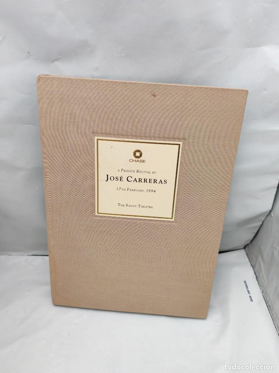 Livres d'occasion: A Private Recital by Jos&eacute; Carreras. The Savoy Theatre 1994 (Libro+DVD+1 Entrada+Programa de mano)