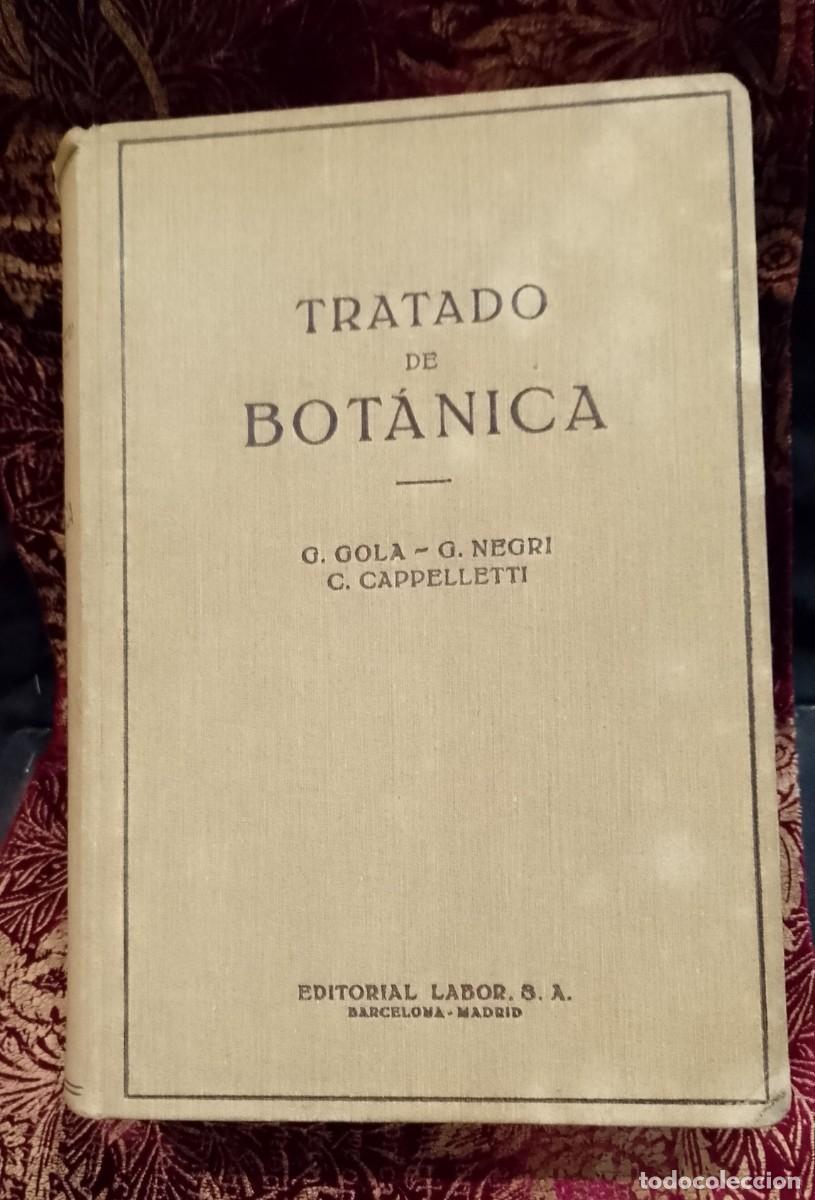 Libros de segunda mano: Tratado de Bot&aacute;nica 1945 Giuseppe Gola