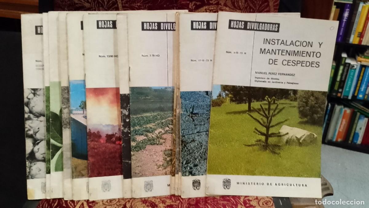 Libros de segunda mano: Hojas Divulgadoras Minist&eacute;rio de Agricultura 17 unidades