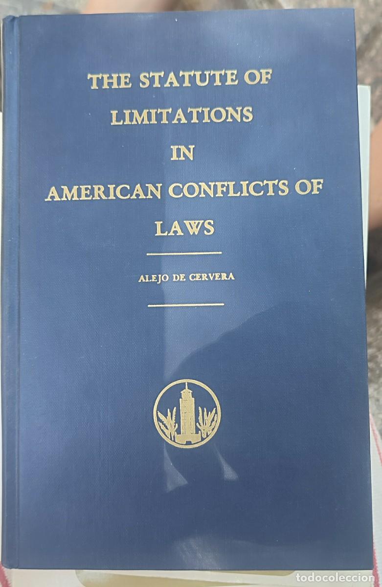 Libros de segunda mano: The statute of limitations in american conflits of law