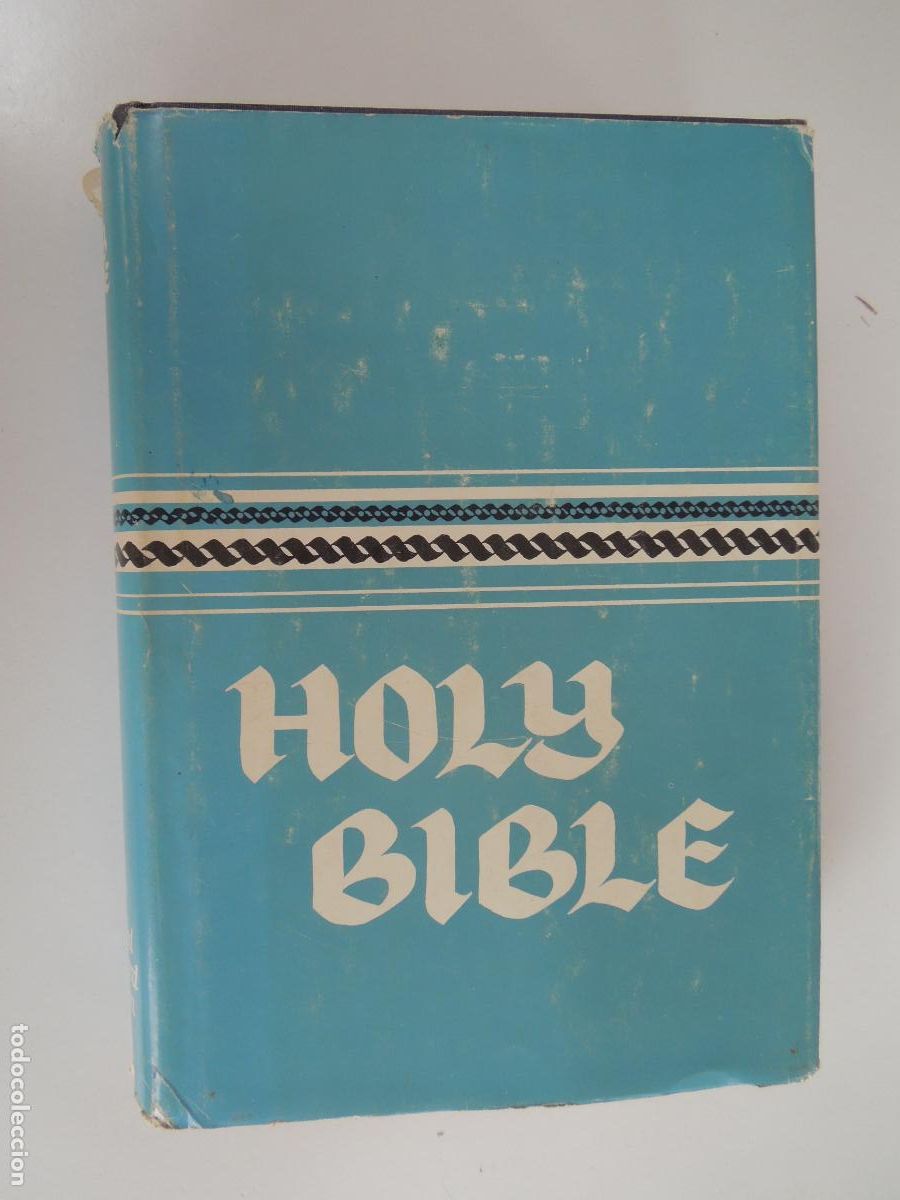 Libros de segunda mano: HOLY BIBLE - THE AMERICAN BIBLE SOCIETY - THE OLD AND NEW TESTAMENTS - 1965