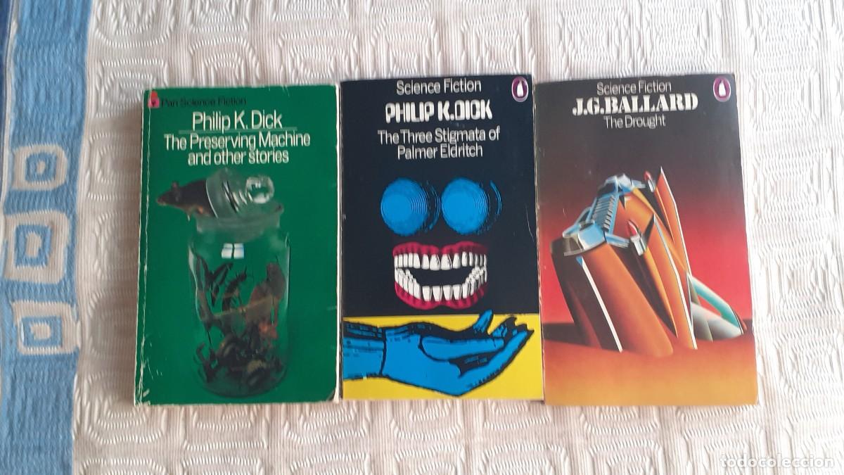 Libros de segunda mano: Lote 3 t&iacute;tulos de Ciencia Ficci&oacute;n (en Ingl&eacute;s) de Ballard y Philip K Dick