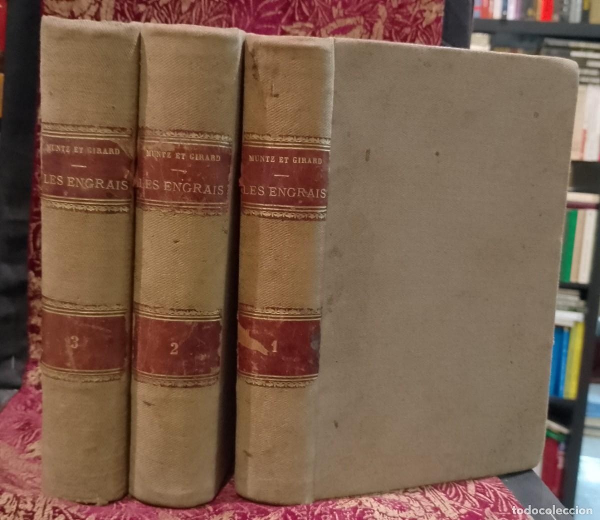 Libros de segunda mano: Les Engrais 1893/5 M. A. Muntz