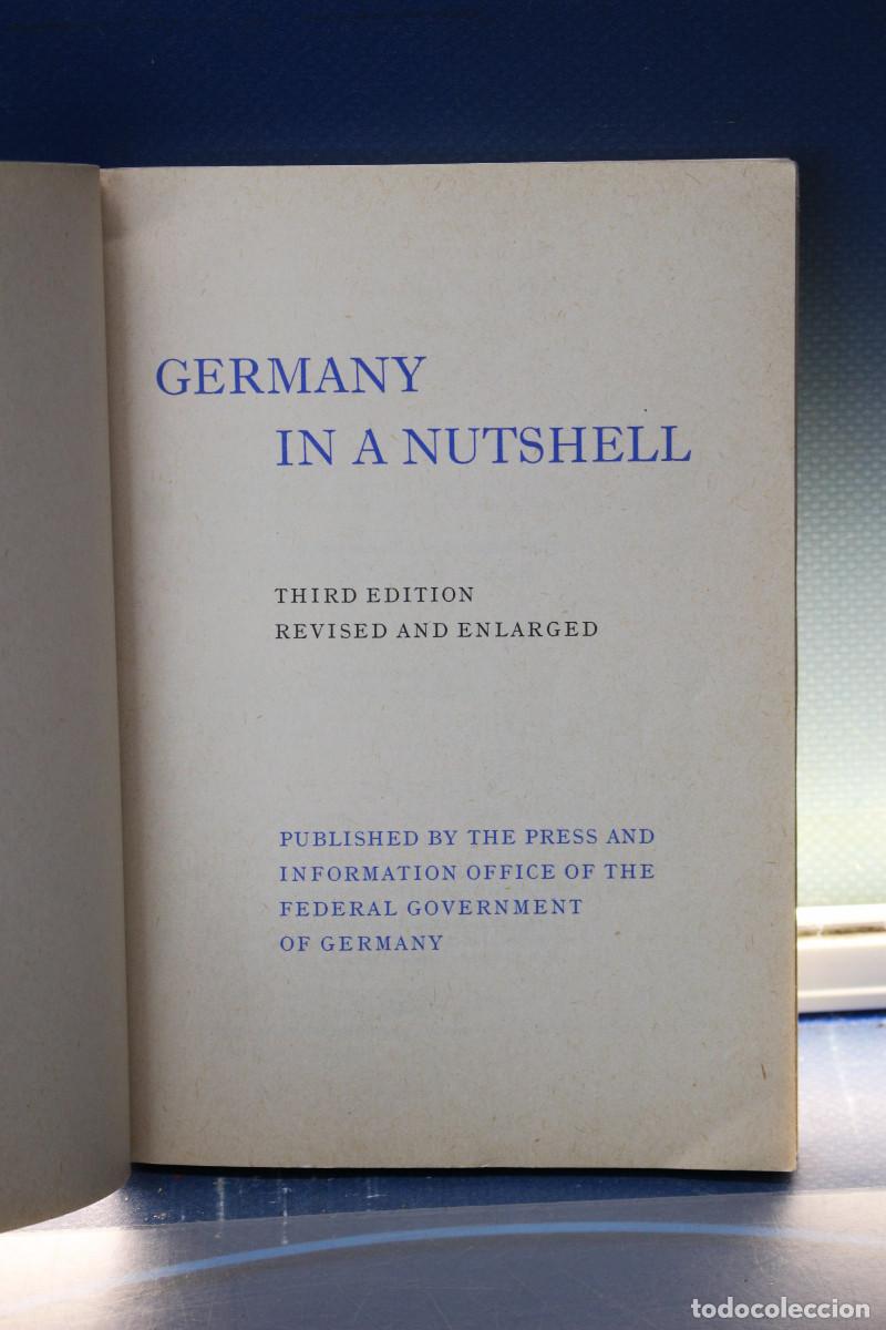 Libros de segunda mano: Libro: Germany in a Nutshell _ Helmut Arntz. 1961. - Foto 4