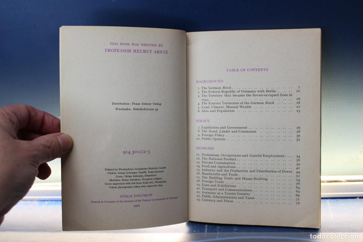 Libros de segunda mano: Libro: Germany in a Nutshell _ Helmut Arntz. 1961. - Foto 5
